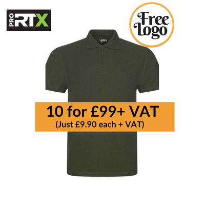 10 for £99 Pro RTX Polo Shirt Bundle Deal