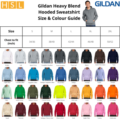 20x Printed Gildan Heavy Blend Hooded Sweatshirts