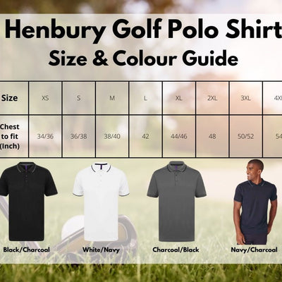 Henbury HiCool® Premium Tipped Polo Shirt