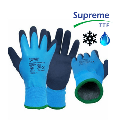 Waterproof Thermal Work Gloves - Blue