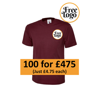 100 for £475 Classic T-Shirt Mega Bundle Deal