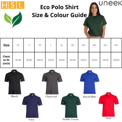 10 For £100 Uneek Eco Polo Shirt Bundle Deal
