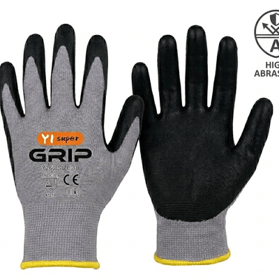 Premium Super Flex Nitrile Grip Gloves