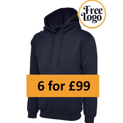 6 For £99 Premium Hooded Sweatshirt Bundle Deal