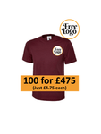 100 for £475 Classic T-Shirt Mega Bundle Deal