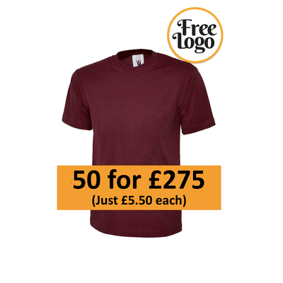 50 for £275 Classic T-Shirt Bundle Deal